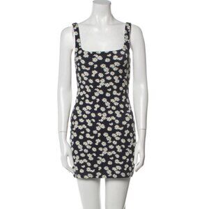 Reformation Floral Print Mini Dress
